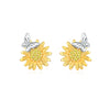 Women's 925 Sterling Silver Flower Butterfly Daisy Animal Zodiac Electroplated Earrings