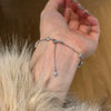 Women's 925 Sterling Silver Flowershaped Elegant Bracelet With Matte And Electroplating Craft