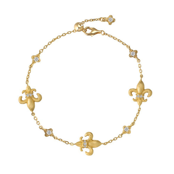 Women's 925 Sterling Silver Flowershaped Elegant Bracelet With Matte And Electroplating Craft
