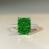 Women's 925 Sterling Silver Geometric Cut Fashion Ring