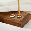Women's Sterling Silver Geometric Ear Buckle Earrings With Retro Small Electroplated Design