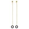 Women's Sterling Silver Geometric Removable Chain Earrings For Earbud Antiloss Accessories