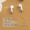 Women's Sterling Silver Geometric Removable Chain Earrings For Earbud Antiloss Accessories