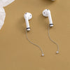 Women's Sterling Silver Geometric Removable Chain Earrings For Earbud Antiloss Accessories