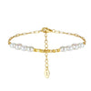 Women's 925 Sterling Silver Geometric Style Electroplated Bracelet