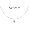 Women's 925 Sterling Silver Geometric Tassel Pendant Necklace With Electroplating And Cross Chain Style
