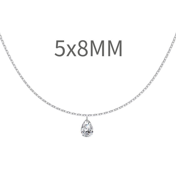 Women's 925 Sterling Silver Geometric Tassel Pendant Necklace With Electroplating And Cross Chain Style