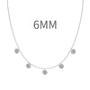 Women's 925 Sterling Silver Geometric Tassel Pendant Necklace With Electroplating And Cross Chain Style