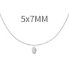 Women's 925 Sterling Silver Geometric Tassel Pendant Necklace With Electroplating And Cross Chain Style