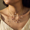 Women's 925 Sterling Silver Geometric Tassel Pendant Necklace With Electroplating And Cross Chain Style