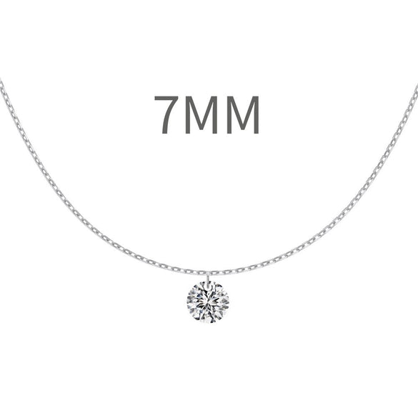 Women's 925 Sterling Silver Geometric Tassel Pendant Necklace With Electroplating And Cross Chain Style