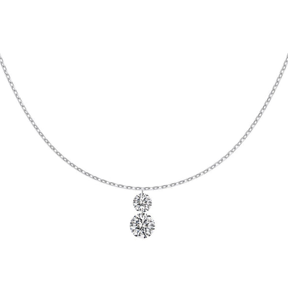 Women's 925 Sterling Silver Geometric Tassel Pendant Necklace With Electroplating And Cross Chain Style