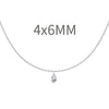 Women's 925 Sterling Silver Geometric Tassel Pendant Necklace With Electroplating And Cross Chain Style