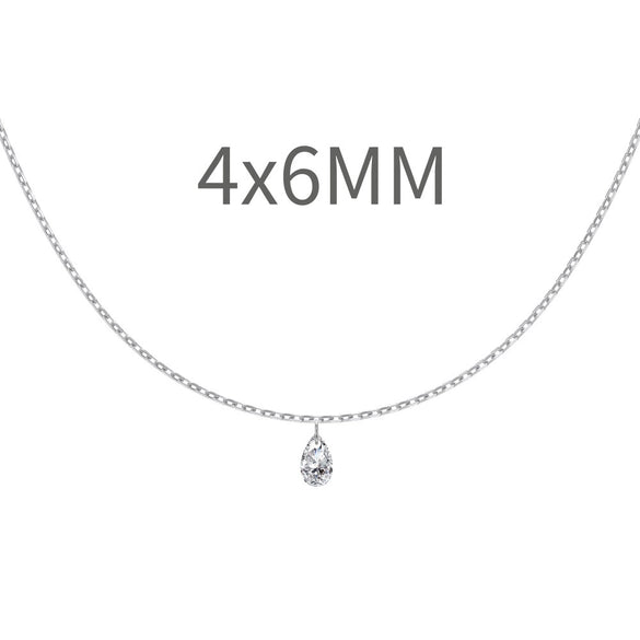 Women's 925 Sterling Silver Geometric Tassel Pendant Necklace With Electroplating And Cross Chain Style