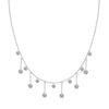 Women's 925 Sterling Silver Geometric Tassel Pendant Necklace With Electroplating And Cross Chain Style