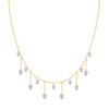 Women's 925 Sterling Silver Geometric Tassel Pendant Necklace With Electroplating And Cross Chain Style