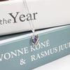 Women's Sterling Silver Heart Pendant Love Necklace With Micro Inlaid Zircon Trendy Simple Jewelry Wholesale