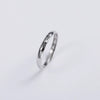 Women's Sterling Silver Inspirational Motto Open Ring With Adjustable Fit And Electroplated Finish
