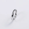 Women's Sterling Silver Inspirational Motto Open Ring With Adjustable Fit And Electroplated Finish
