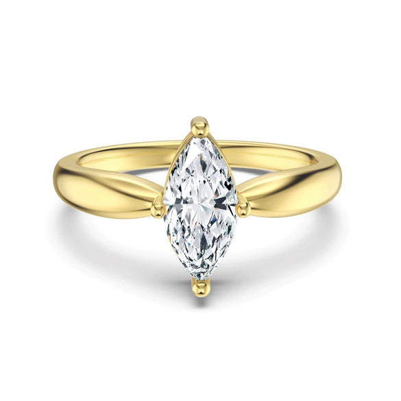Women's 925 Sterling Silver Light Luxury Geometric Overlapping Ring With Horse Eye Stone Diamond Zircon Electroplating