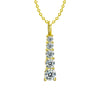 Women's 925 Sterling Silver Moissanite Geometric Pendant Necklace Set With Diamonds Cross Chain Highend Style