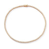 Women's Sterling Silver Moissanite Necklace With Geometric Pattern And Diamond Design