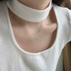 Women's 925 Sterling Silver Necklace And Earrings Set With Bow Butterfly Dragonfly And Insect Patterns Electroplated