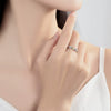 Women's 925 Sterling Silver Owl Adjustable Opening Ring Natural Style