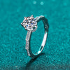 Women's 925 Sterling Silver Snake Bone Ring Light Luxury Style With Animals Pattern And Goldplated Moissanite