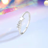Women's 925 Sterling Silver Star Stacked Ring Electroplated Simple Fashion Little Fresh Minimalist