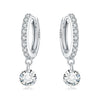 Women's 925 Sterling Silver Tassel Earrings With Animal Zodiac Pattern Electroplated Small And Fresh Style