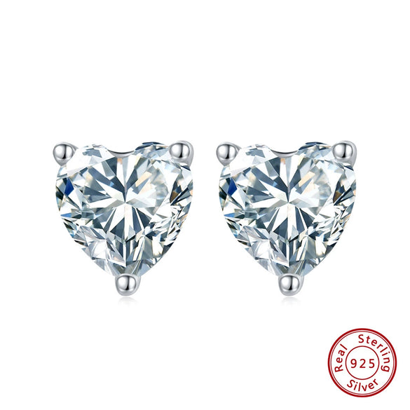 Women's 925 Sterling Silver Zircon Earrings With Geometric Animal Zodiac Patterns Electroplated