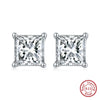 Women's 925 Sterling Silver Zircon Earrings With Geometric Animal Zodiac Patterns Electroplated