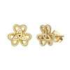 Women's 925 Sterling Silver Zircon Earrings With Geometric Animal Zodiac Patterns Electroplated