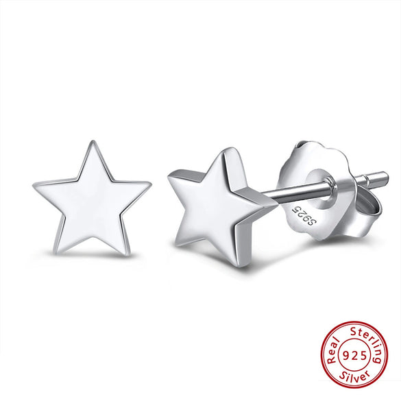 Women's 925 Sterling Silver Zircon Earrings With Geometric Animal Zodiac Patterns Electroplated