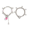 Women's Strawberry Bow Pendant Necklace With Iron Chain Imitation Pearls Alloy Acrylic Glass Beads Dripping Oil Style