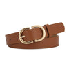 Women's Summer Simple Decorative Belt For Students Pu Skin And Alloy Material Pin Buckle Fasten Mode