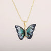 Women's Sweet Animal Zodiac Acrylic Resin Copper Zirconia O Word Chain Necklace
