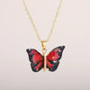 Women's Sweet Animal Zodiac Acrylic Resin Copper Zirconia O Word Chain Necklace