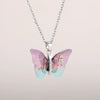 Women's Sweet Animal Zodiac Acrylic Resin Copper Zirconia O Word Chain Necklace
