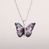 Women's Sweet Animal Zodiac Acrylic Resin Copper Zirconia O Word Chain Necklace