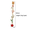 Women's Sweet Copper Strawberry Banana Pineapple And Elk Earrings With Zirconia Accents And Geometric Festive Design