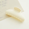 Women's Sweet Elegant Acrylic Oil Treated Large Shark Clip Hair Accessory