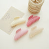 Women's Sweet Elegant Acrylic Oil Treated Large Shark Clip Hair Accessory