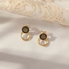 Women's Sweet Geometric Ear Clip Earrings Alloy Silver Plated Gold Plated Simple Long Electroplated Ear Jewelry