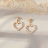 Women's Sweet Geometric Ear Clip Earrings Alloy Silver Plated Gold Plated Simple Long Electroplated Ear Jewelry