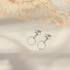 Women's Sweet Geometric Ear Clip Earrings Alloy Silver Plated Gold Plated Simple Long Electroplated Ear Jewelry