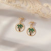 Women's Sweet Geometric Ear Clip Earrings Alloy Silver Plated Gold Plated Simple Long Electroplated Ear Jewelry