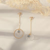 Women's Sweet Geometric Ear Clip Earrings Alloy Silver Plated Gold Plated Simple Long Electroplated Ear Jewelry