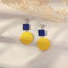 Women's Sweet Geometric Ear Clip Earrings Alloy Silver Plated Gold Plated Simple Long Electroplated Ear Jewelry